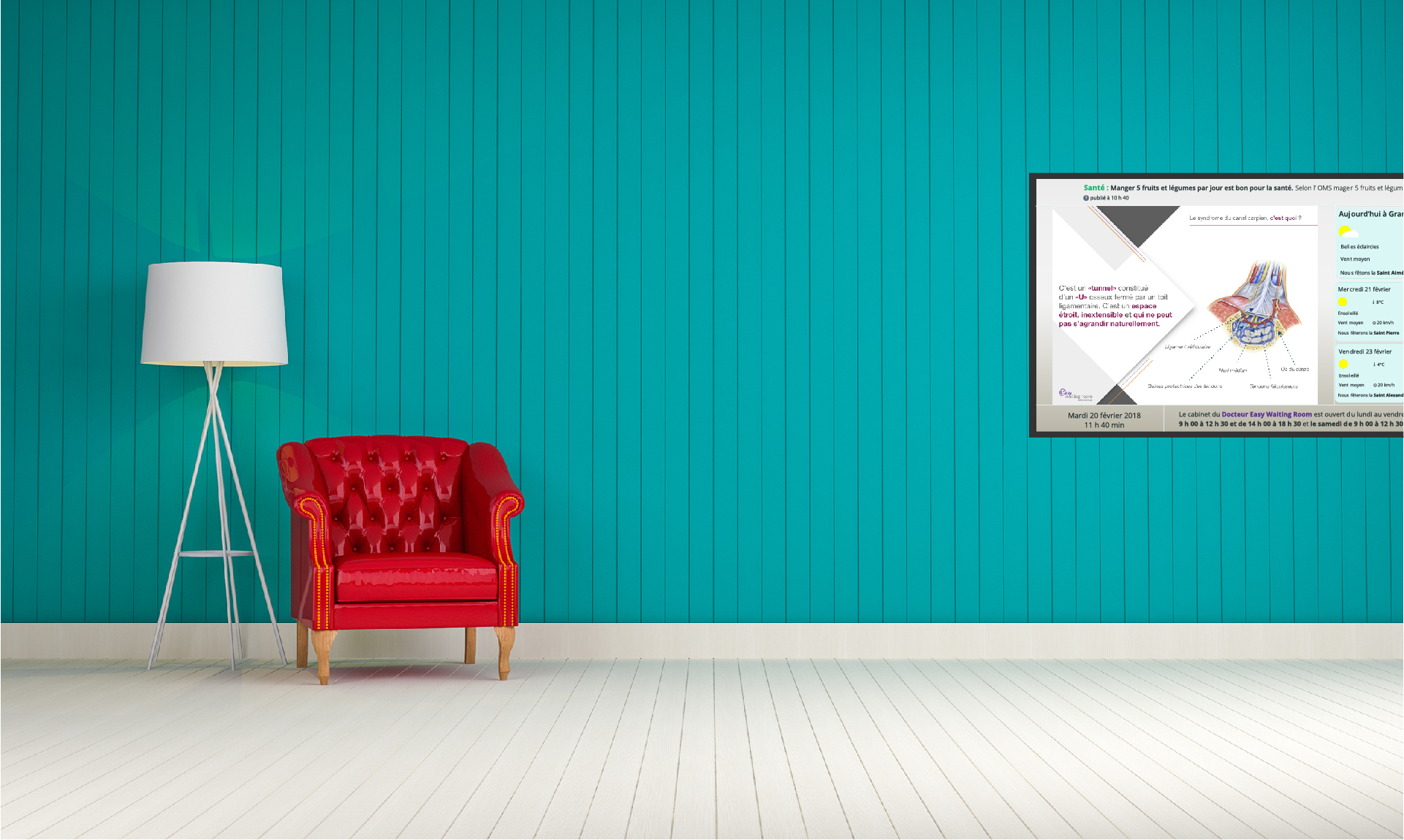 YourDayTv, salle d'attente 3.0. Repenser le parcours de soins du patient commence dès la salle d'attente.